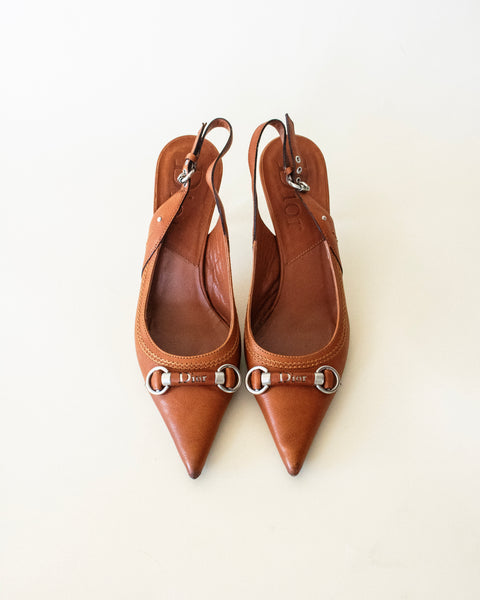 Christian Dior "2000s Leather Pointed Heels"
