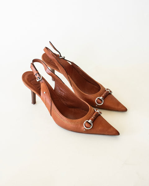 Christian Dior "2000s Leather Pointed Heels"