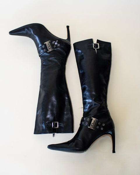 Christian Dior "2002 by John Galliano Knee High Boots"
