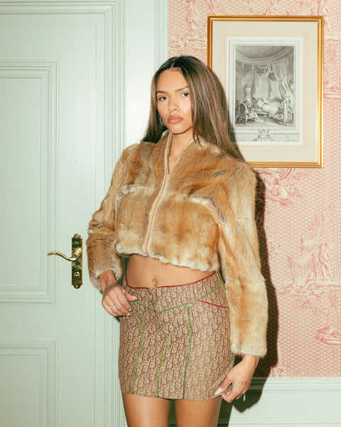 Christian Dior "F/W 2004 Rasta Mini Skirt"