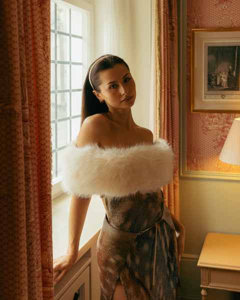 Poster Girl "Sela Fur Dress"