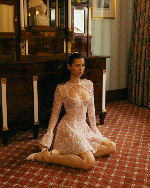 House of CB "Alice Lace Mini Dress"