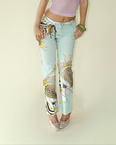 Roberto Cavalli "SS 2004 Printed Jeans"