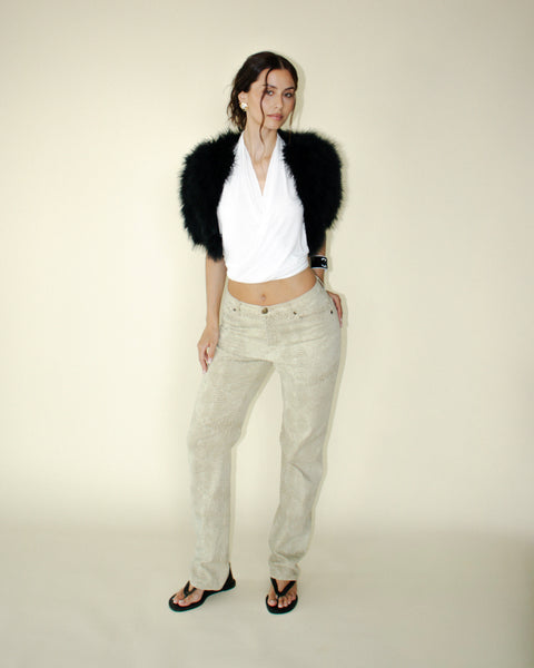 Roberto Cavalli "2000s Just Cavalli Printed Jeans"
