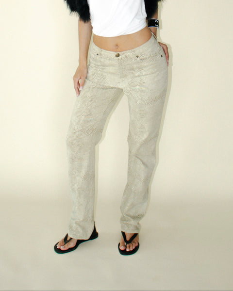 Roberto Cavalli "2000s Just Cavalli Printed Jeans"